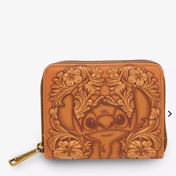 Loungefly Disney Lilo & Stitch Tonal Stitch Carving Backpack & Wallet main image 11